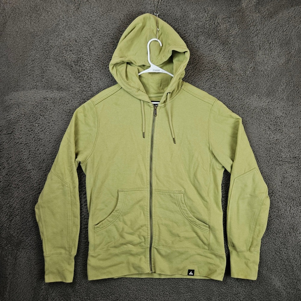 American Giant Mens Classic Full Zip Hoodie Green Large Made in USA